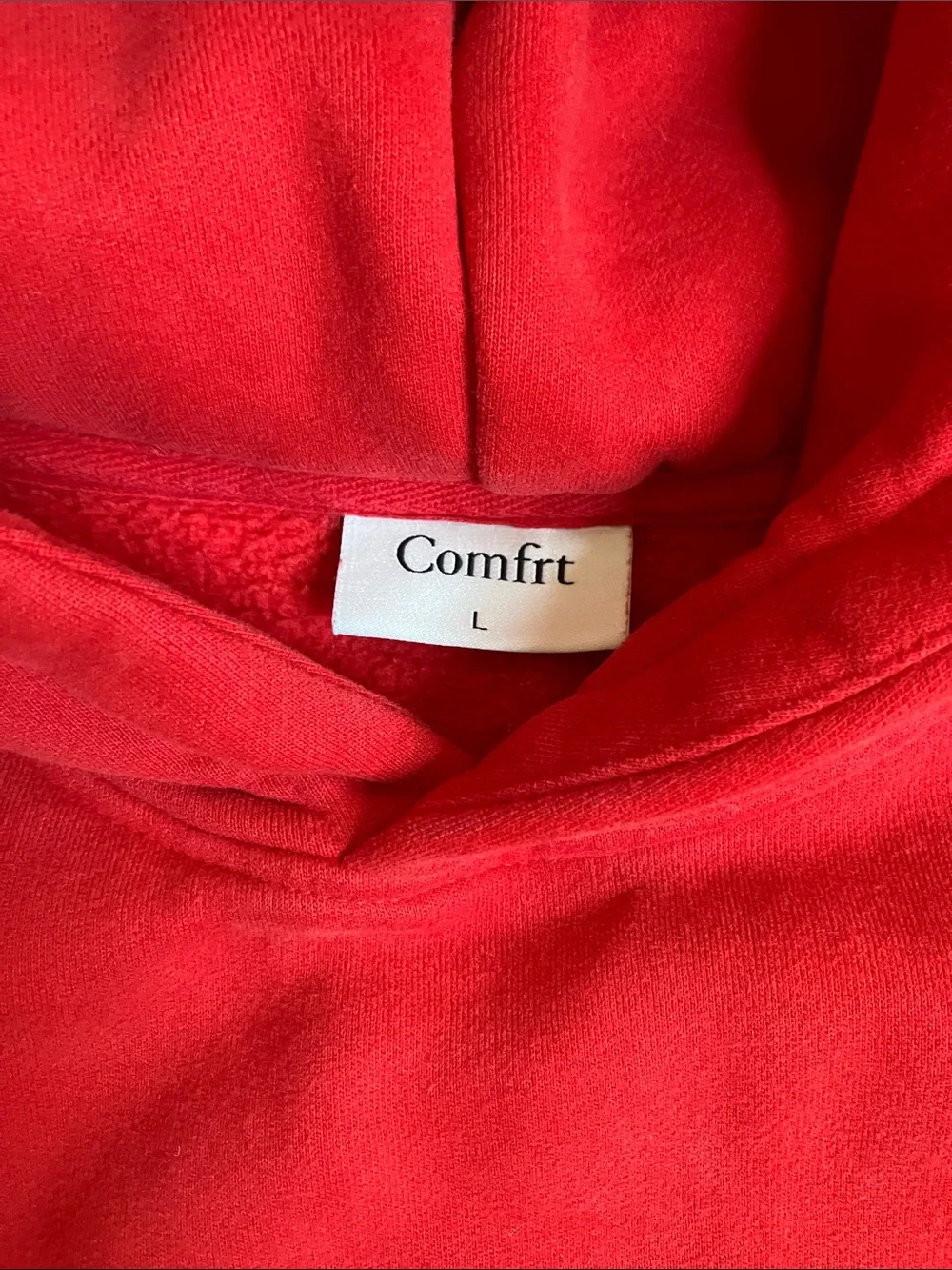 red Comfrt Unisex Adult's Oversized Pullover Hoodie - Picture 6 of 16